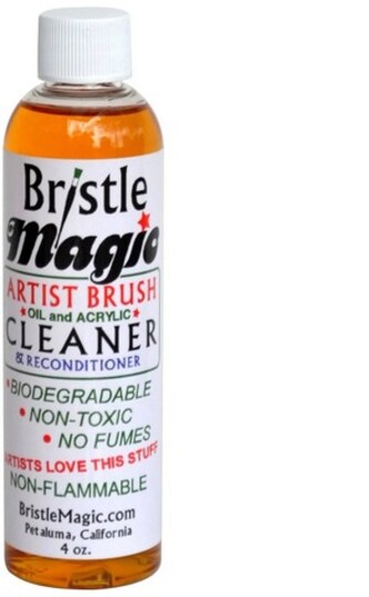 Bristle Magic Artist Brush Cleaner and Conditioner 8oz Bottle