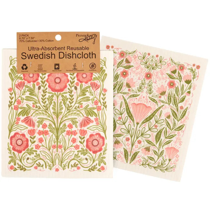Botanical - Swedish Dishcloth