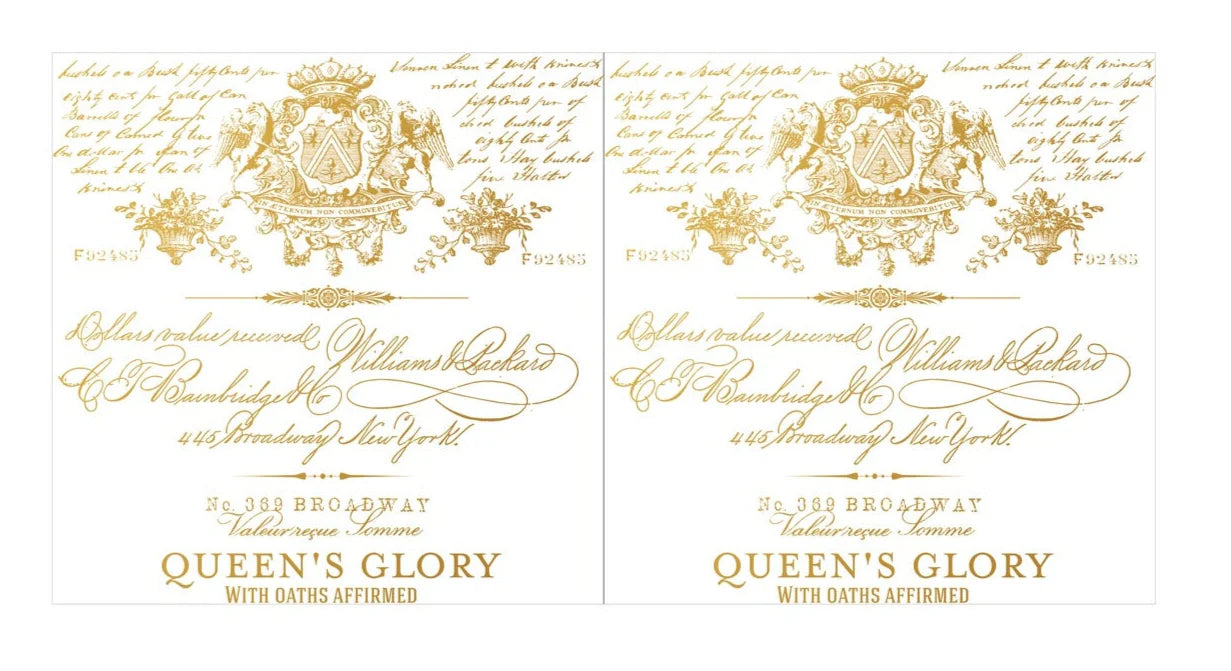 Queen's Glory 12"x 12" (2-Sheets) - Maxi Transfers