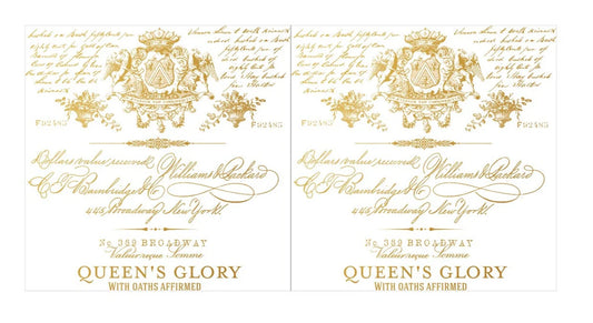 Queen's Glory 12"x 12" (2-Sheets) - Maxi Transfers