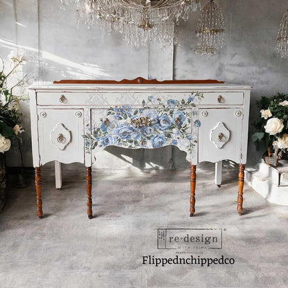 Azure Blossom 24"x35" (4-Sheets) - Decor Transfers®