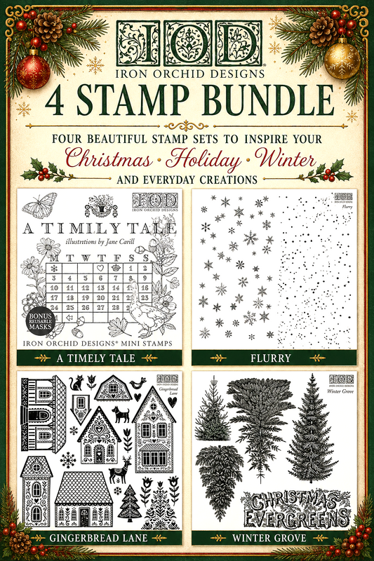 IOD Stamp 4pc Bundle