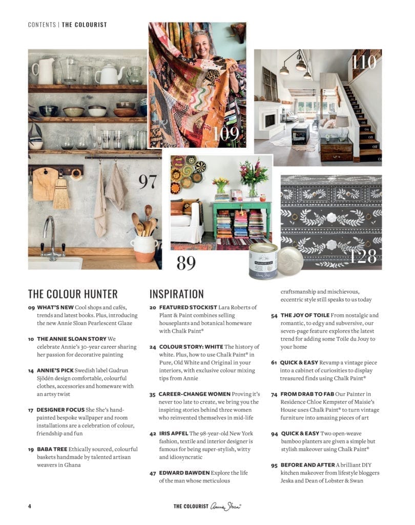 The Colourist Issue No. 4 Bookazine ~ Annie Sloan Chalk Paint®