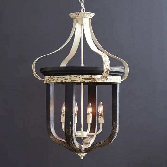Black & White Rustic Hanging Light