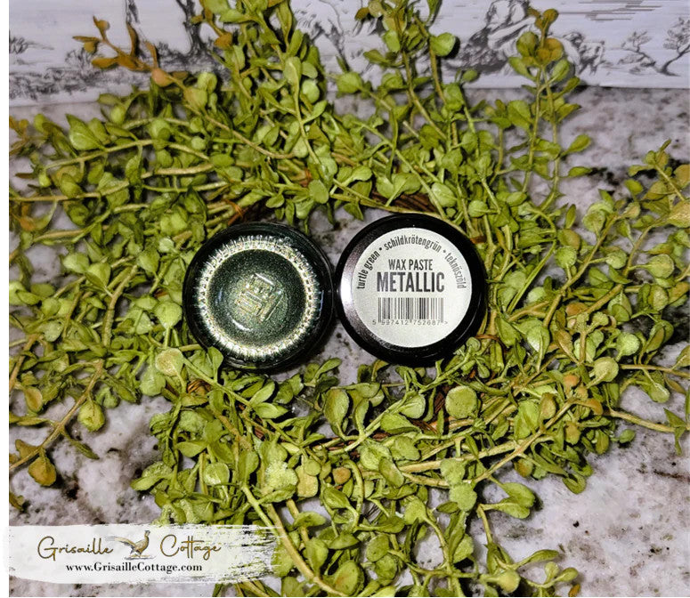 Turtle Green - Pentart Metallic Embellishing Wax Paste