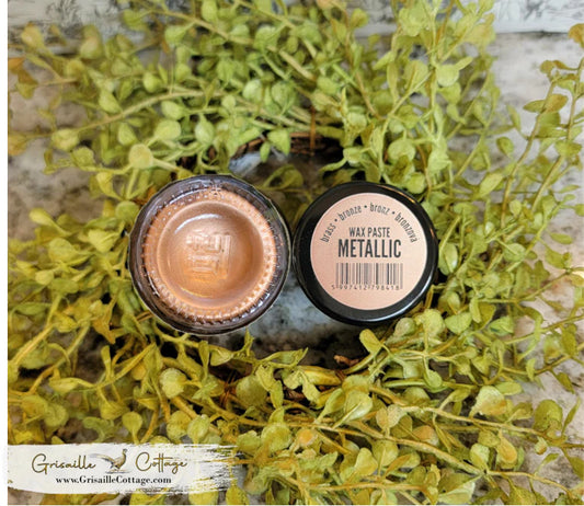 Brass / Bronze - Pentart Metallic Embellishing Wax Paste