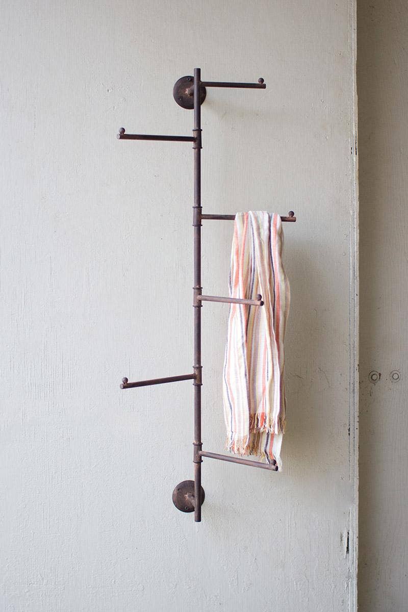 Rustic Wall Swivel Rack