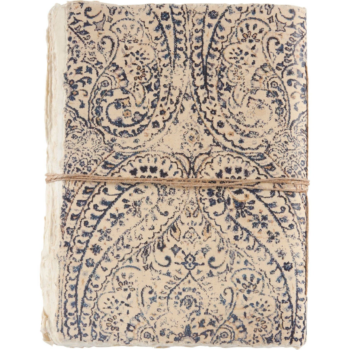Indigo Paisley 8x6 Unlined Journal