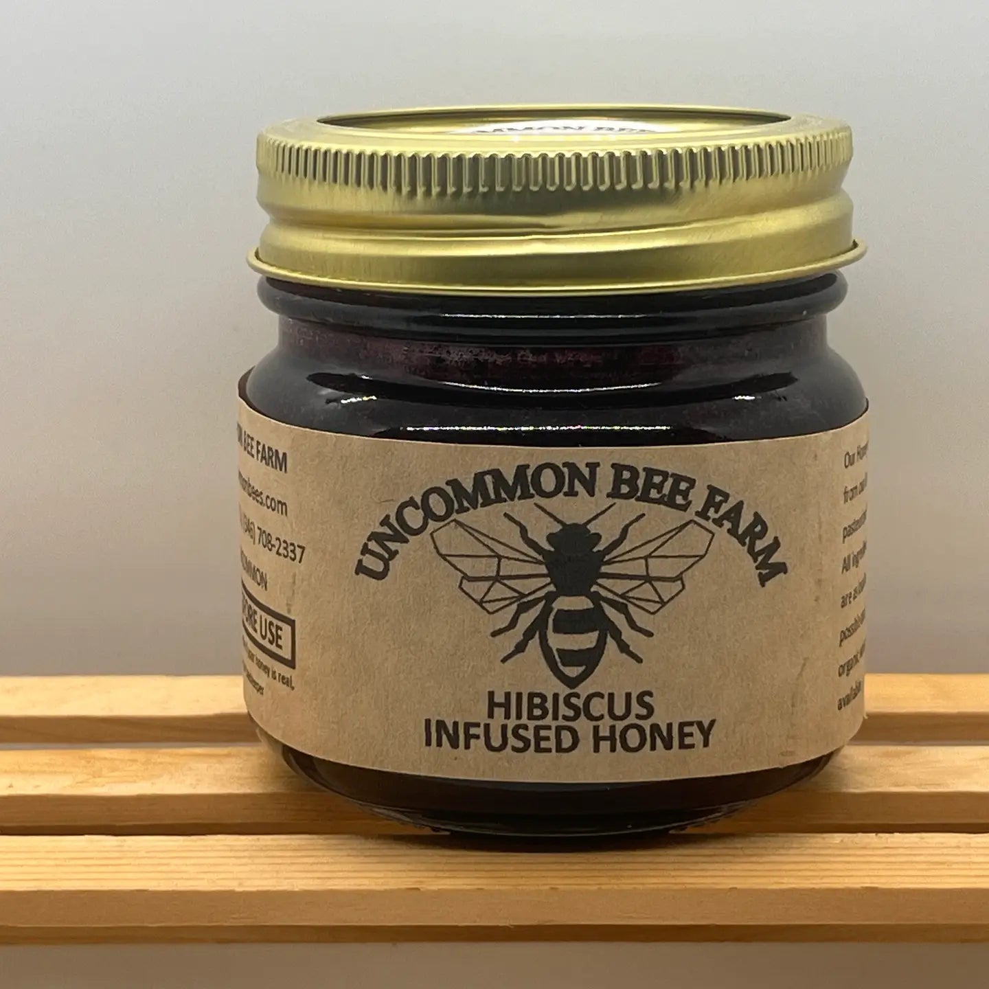 Hibiscus Infused Honey 5oz Jar