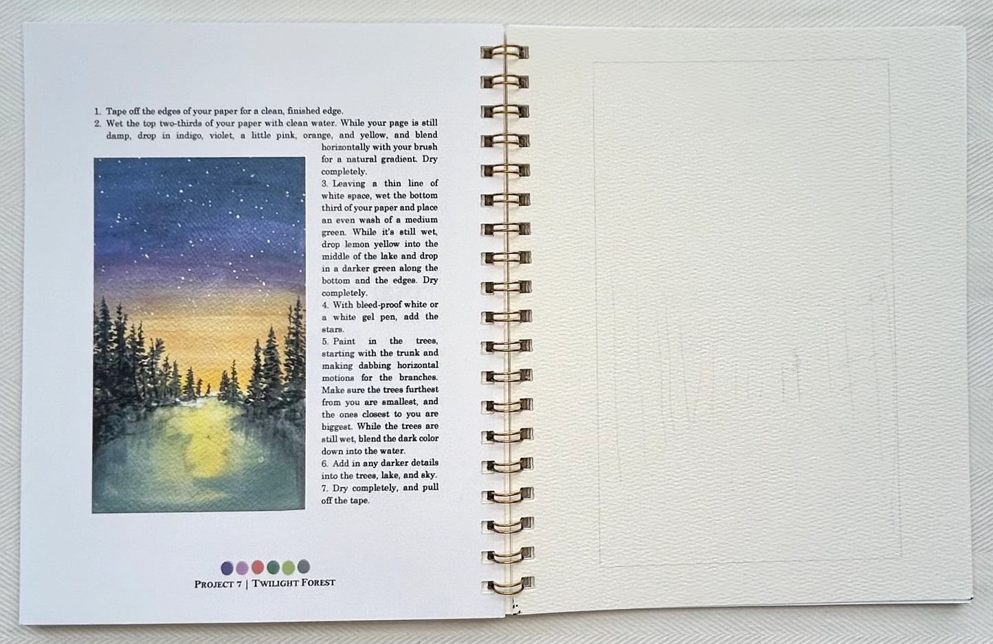 Landscapes Watercolor Workbook