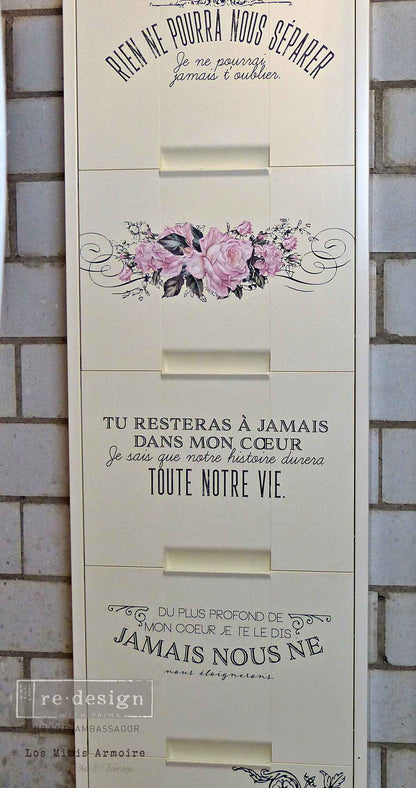 My Heart 24inx35in (3-Sheets) - Redesign Decor Transfer®