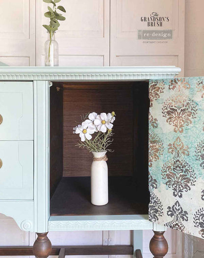 Patina Flourish 19.5" x 30" - Decoupage Tissue Paper