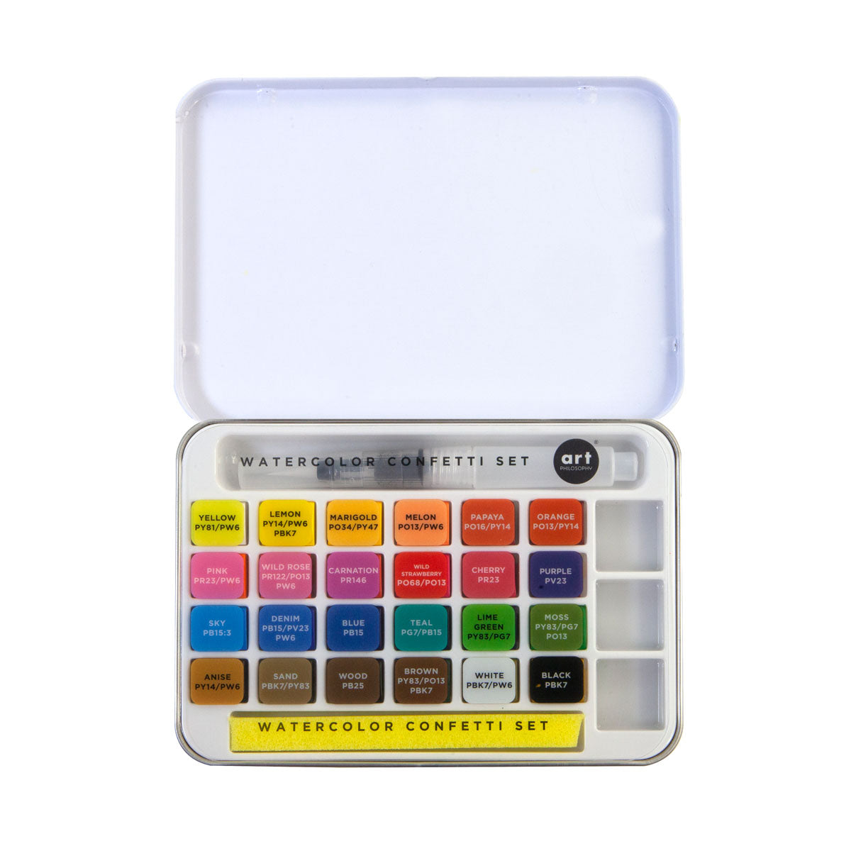 Watercolor Confetti Pallete