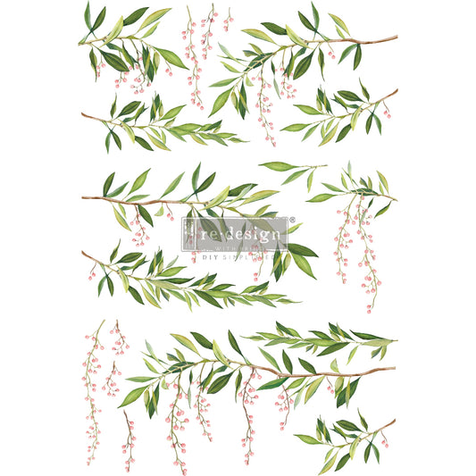 Spring Branch 24inx35in (2-Sheets) - Redesign Decor Transfer®