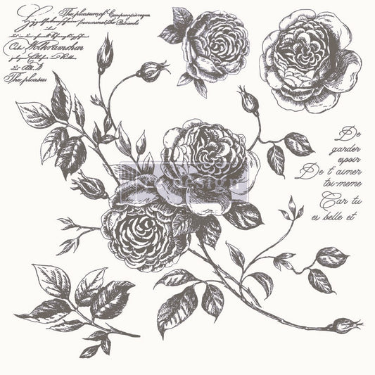 Romance Roses - Redesign Decor Stamp