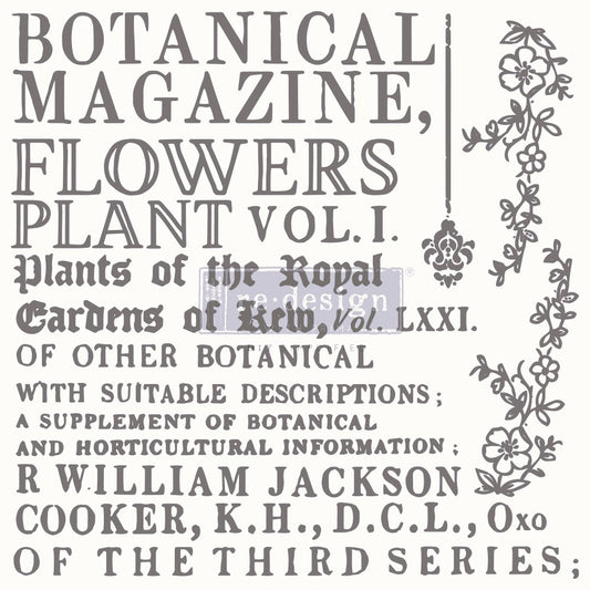Botanical Encyclopedia - Redesign Decor Stamp