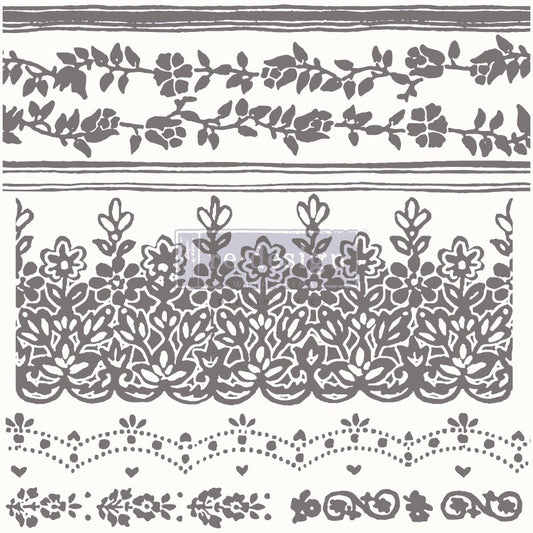 Floral Borders - Redesign Decor Stamp