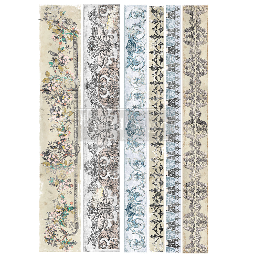 Distressed Borders 24inx35in (2-Sheets) - Redesign Decor Transfer®