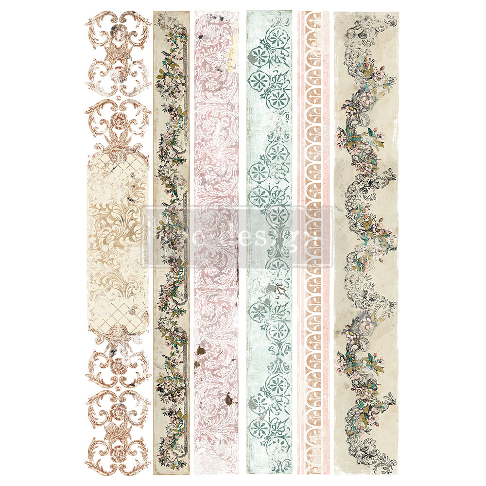 Distressed Borders II 24inx35in (2-Sheets) - Redesign Decor Transfer®