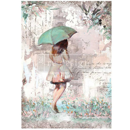 Rainy Afternoon A1-23.4"x33.1" - Redesign Decoupage Paper