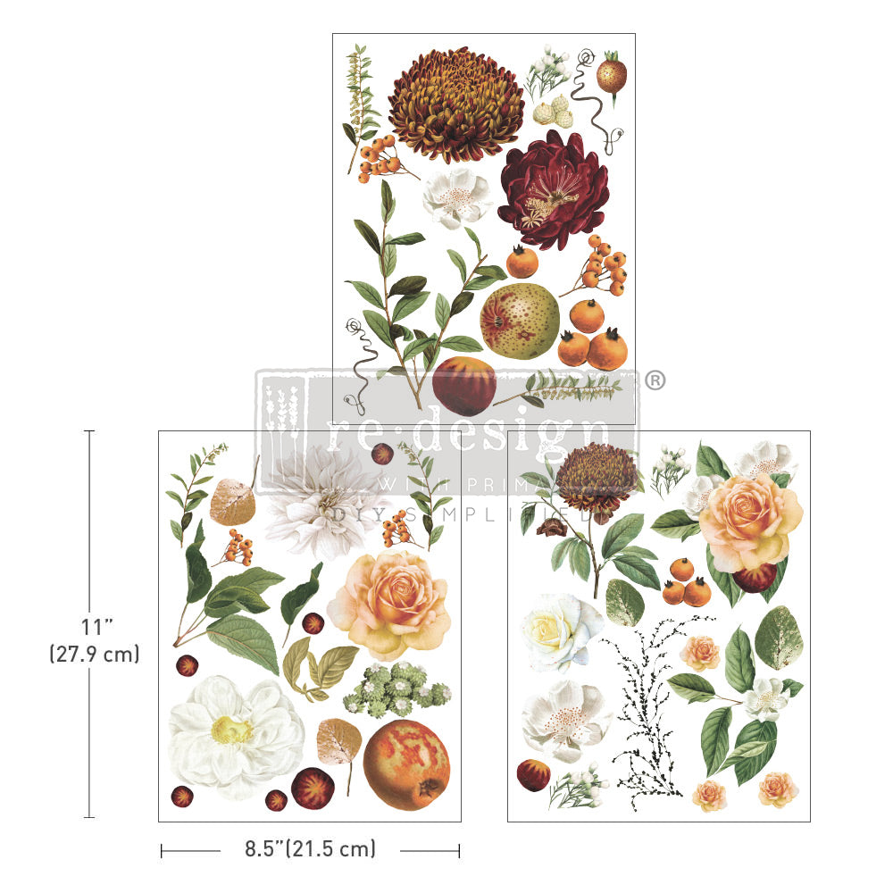 Seasonal Splender 8.5inx11in (3-Sheets) - Redesign Decor Middy Transfer®