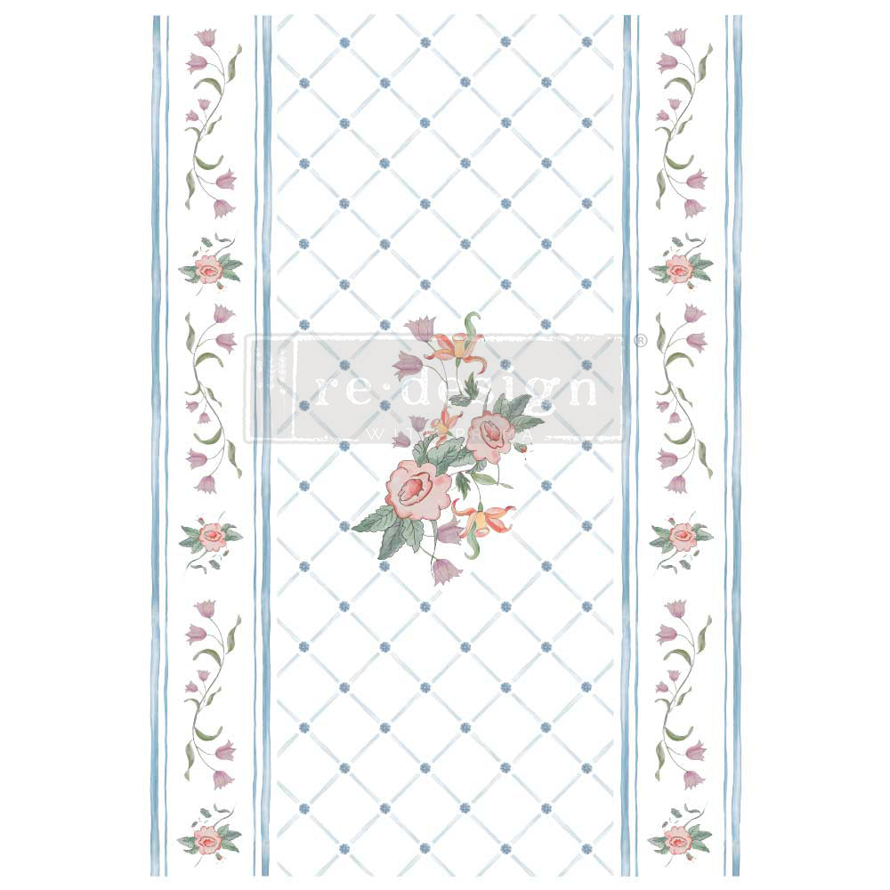 Swedish Posy by Annie Sloan® 24inx35in (2-Sheets) - Redesign Decor Transfer®