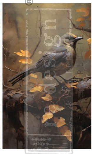 Avian Dreamscape A 19"x30" - Decoupage Tissue Paper