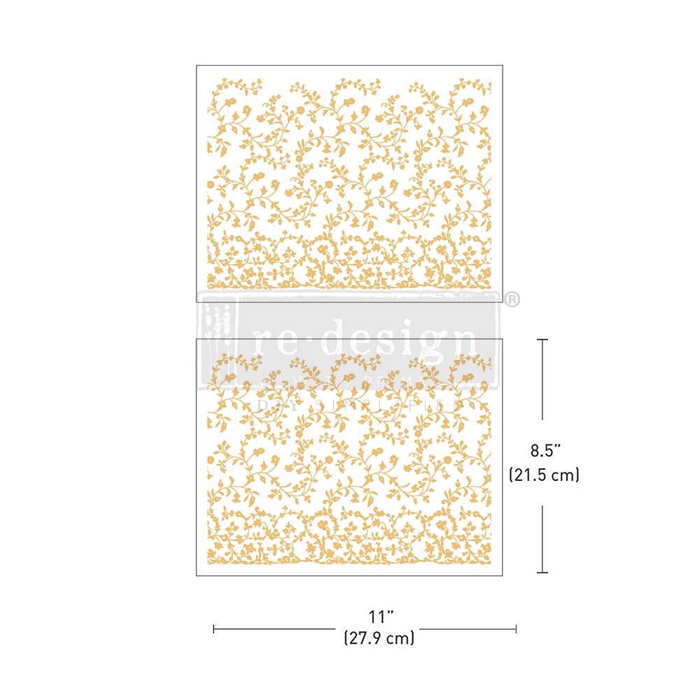 Vineyard Elegance 8.5"x11" (2-Sheets) - Middy Foil Transfers® Kacha