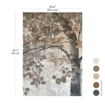 Rustic Reverie A1 23.4" x 33.1" - Decoupage Fiber Paper