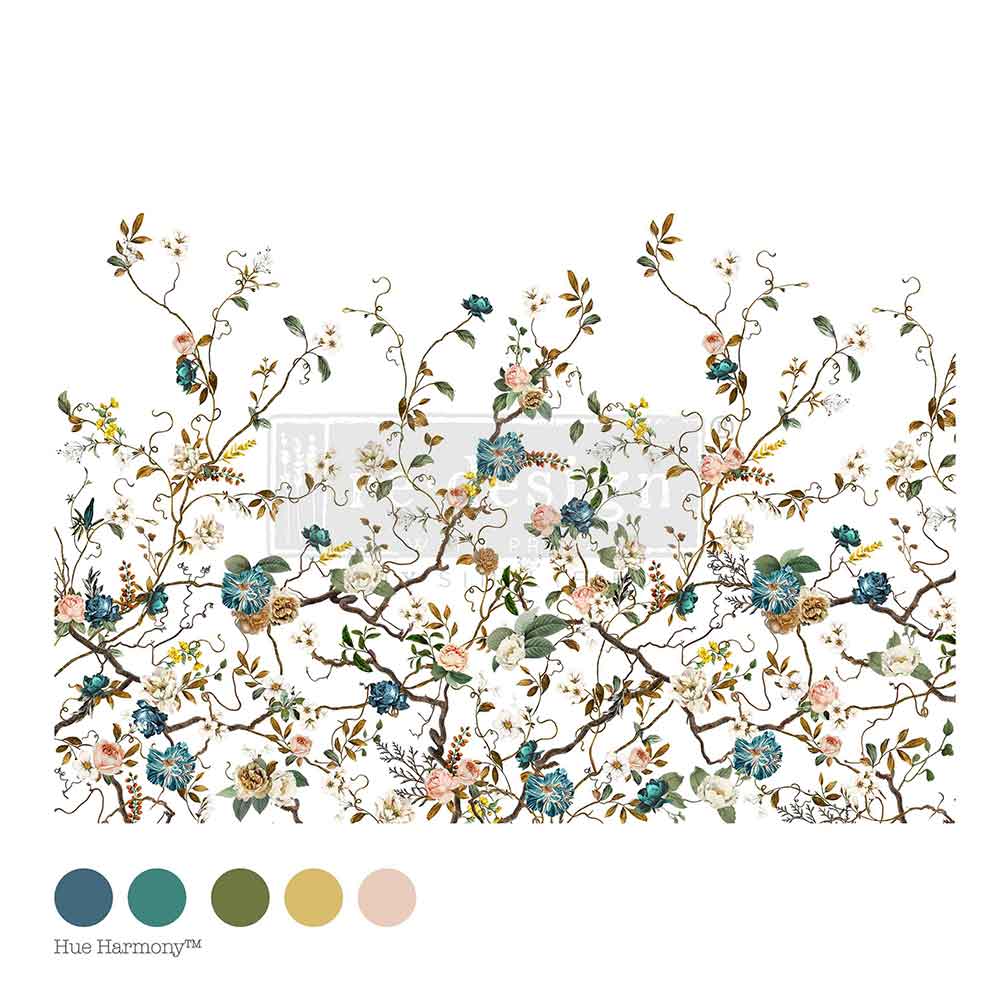 Blue Vine 24"x35" (4-Sheets) - Decor Transfers®