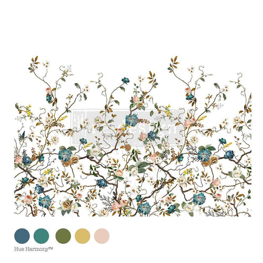 Blue Vine 24"x35" (4-Sheets) - Decor Transfers®