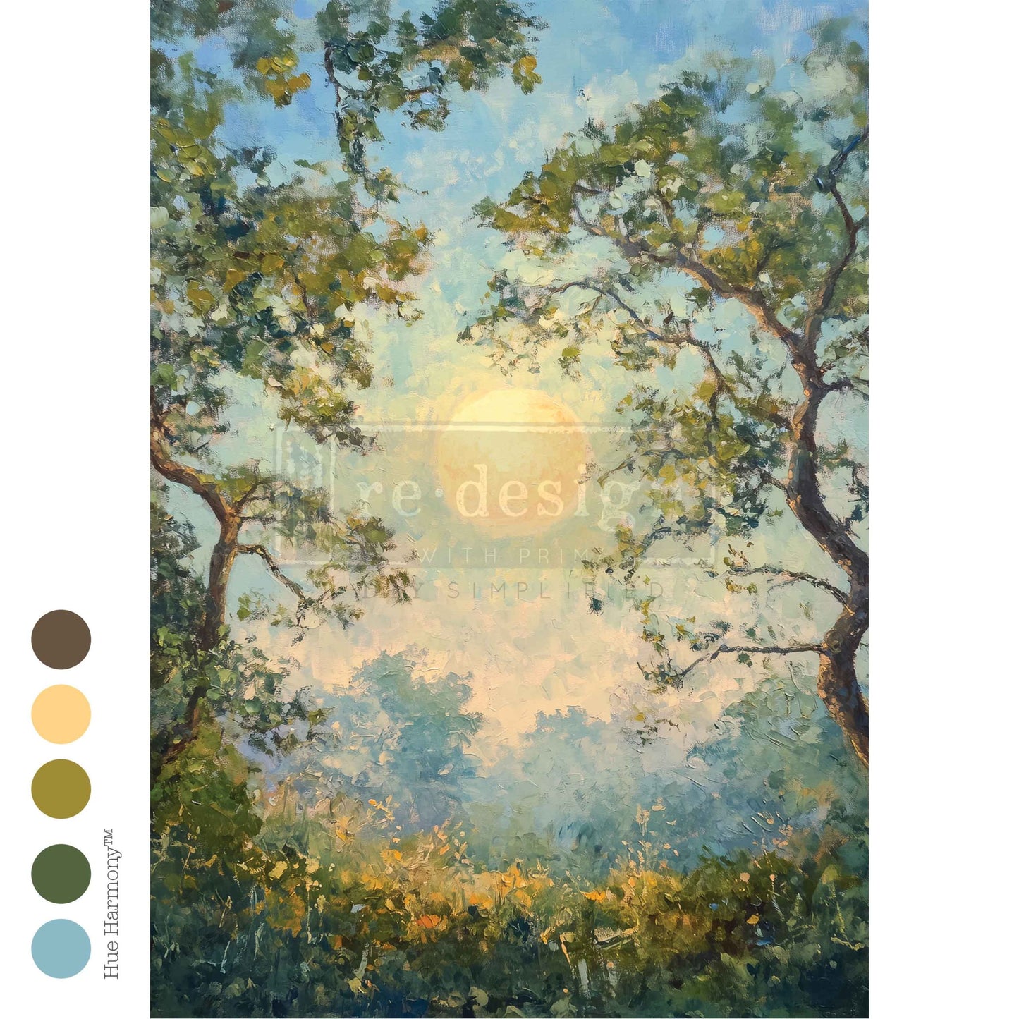 Timeless Canaopy -  A3 11.7"x 16.5" - Decoupage Fiber Paper