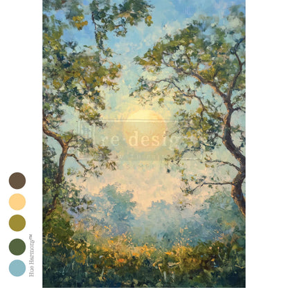 Timeless Canaopy -  A3 11.7"x 16.5" - Decoupage Fiber Paper