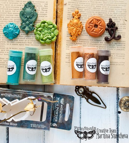 Mica Powder Set of 6, Golden Hour - Finnabair