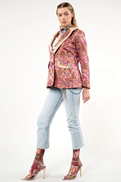 Renaissance Silk Jacquard Blazer / Jacket