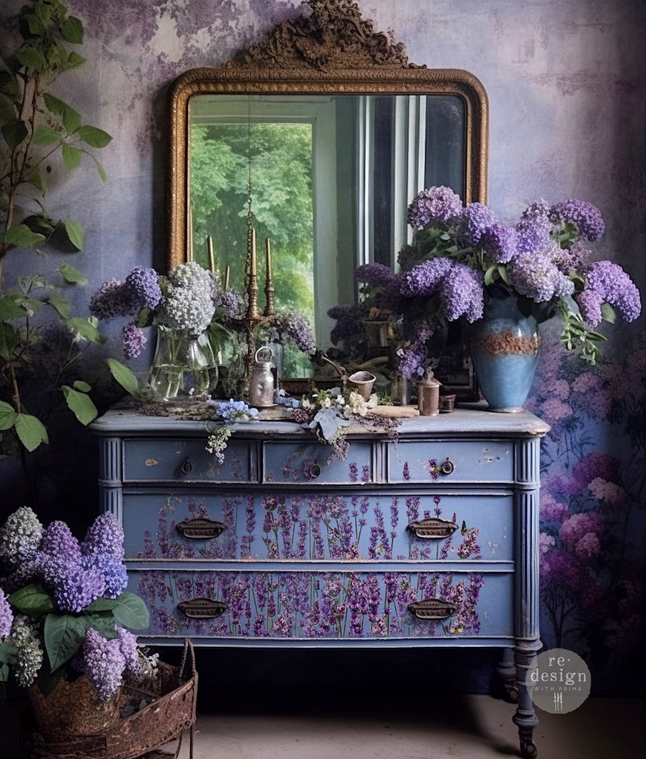 Champs De Lavende 24inx35in (3-Sheets) - Redesign Decor Transfer®