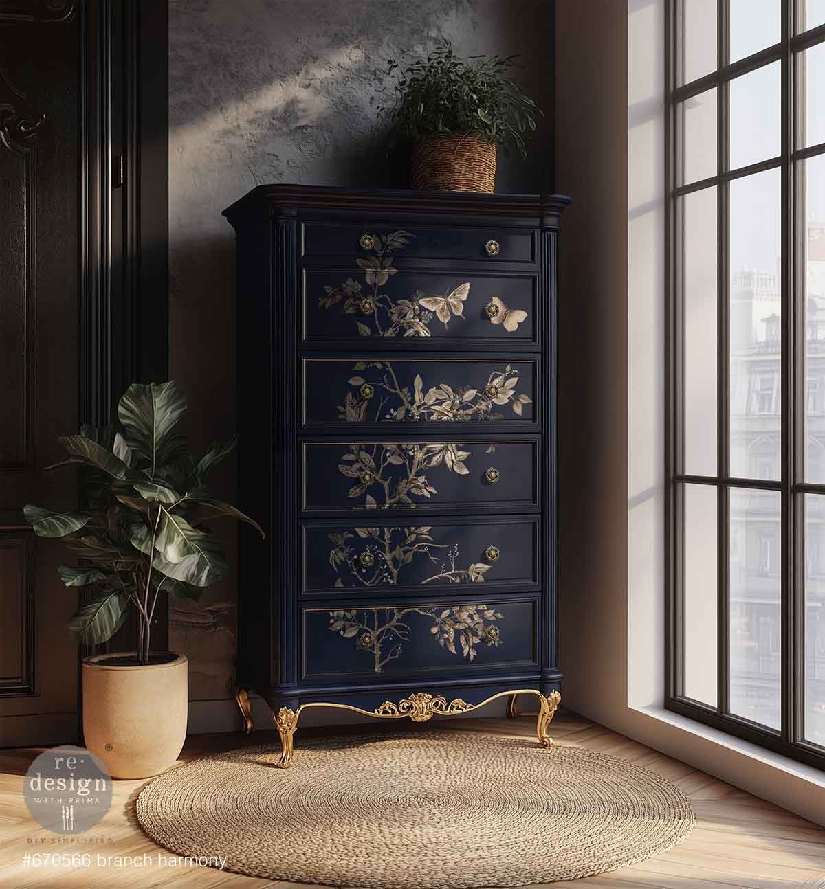 Branch Harmony 24"x35" (4-Sheets) - Decor Transfers®