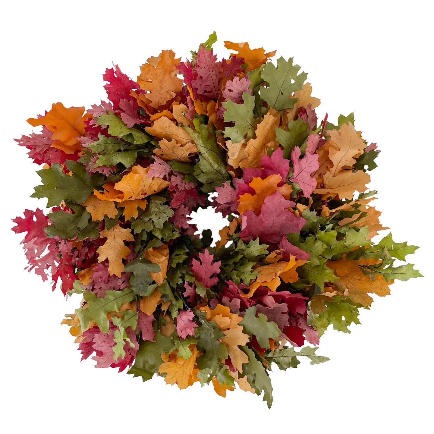 Natural Oak Leaf Autumn Wreath (Call to Reserve Yours!)