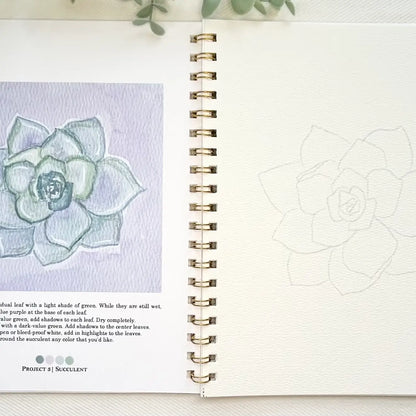 Botanical Watercolor Workbook