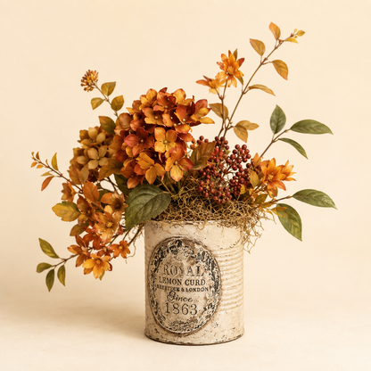 10-07-26  5pm-7pm Vintage Inspired Autumn Tin