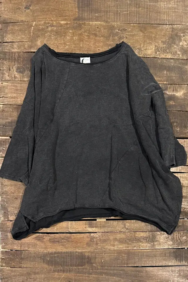 Be Free Top, Vintage Black O/S - Jaded Gypsy