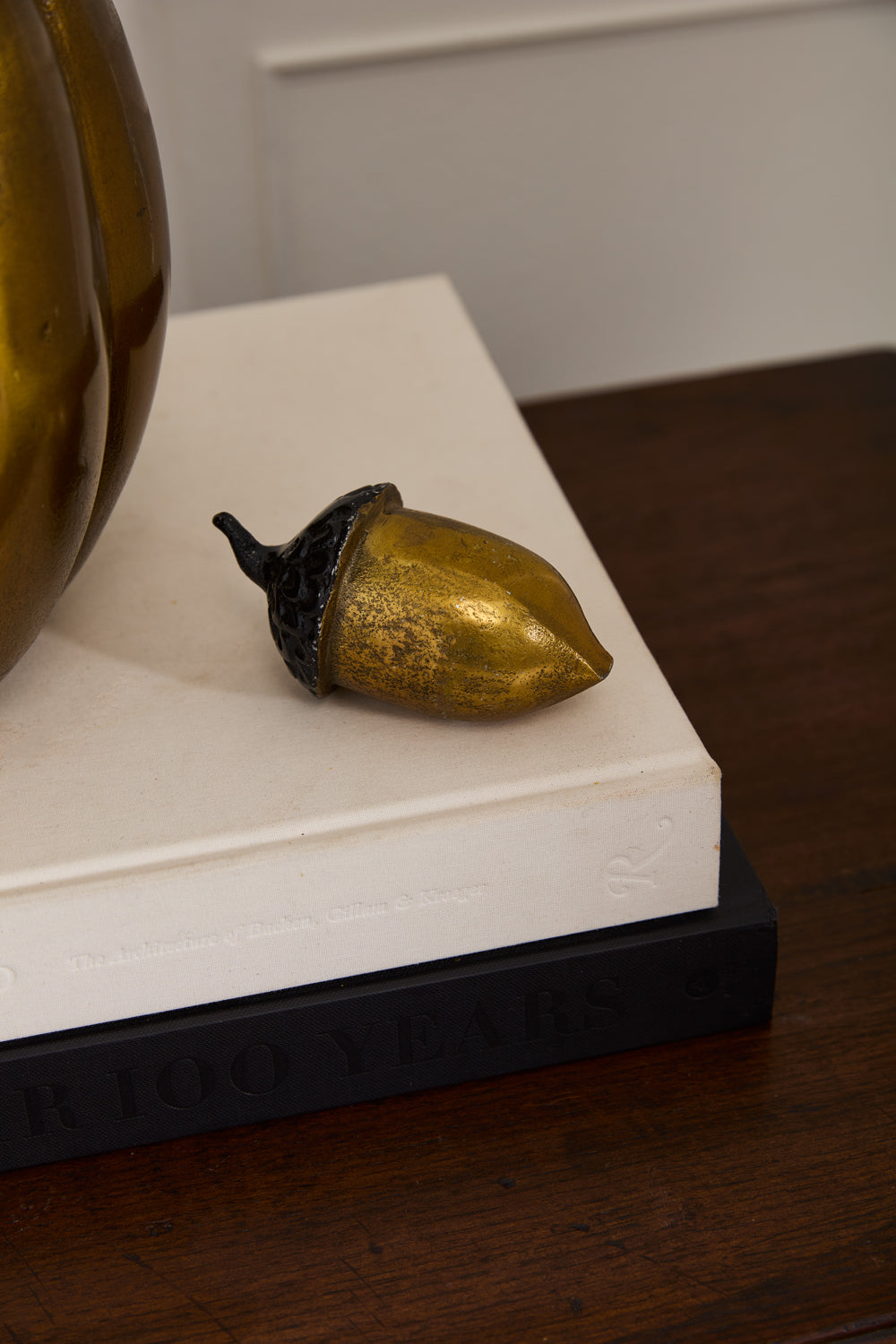 Acorn Aged Bronze Totem