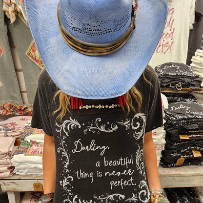 Darling Distressed Tee Shirt - A Rare Bird