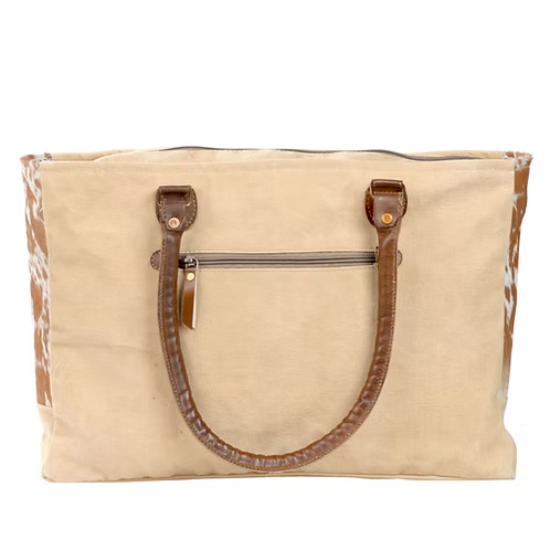 Boulangerie Upcycled Canvas & Leather Tote