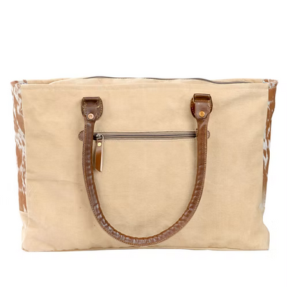 Boulangerie Upcycled Canvas & Leather Tote
