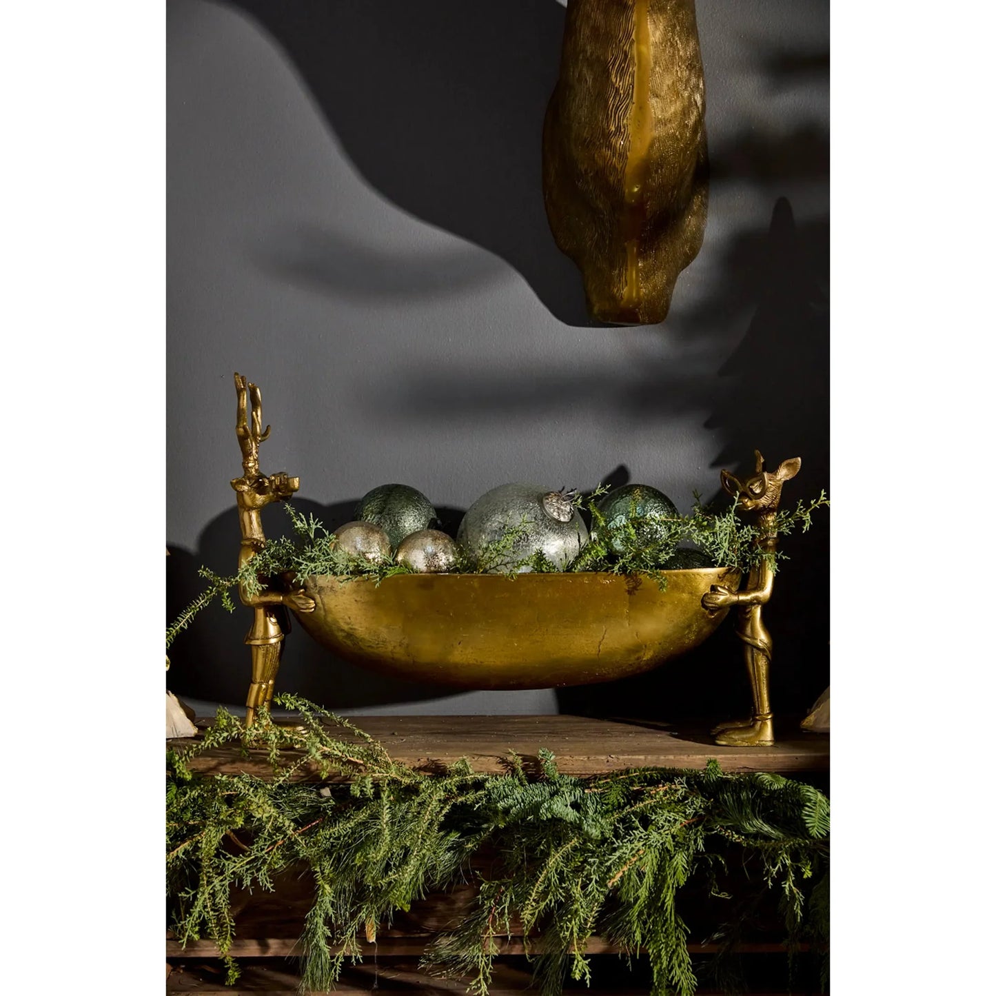 Frankie & Margie Bowl - Authentic E&E Eloise Collection Bronzed Aluminum *𝐏𝐢𝐜𝐤-𝐔𝐩 𝐎𝐧𝐥𝐲