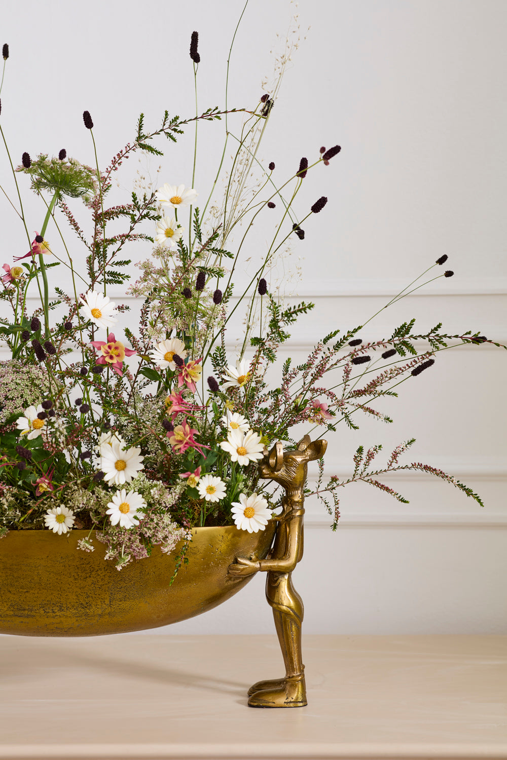 Frankie & Margie Bowl - Authentic E&E Eloise Collection Bronzed Aluminum - (𝐏𝐢𝐜𝐤-𝐔𝐩 𝐎𝐧𝐥𝐲)