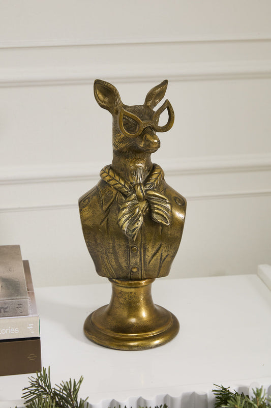 Margie the Doe Bust - Authentic E&E Eloise Collection Bronzed Aluminum Bust