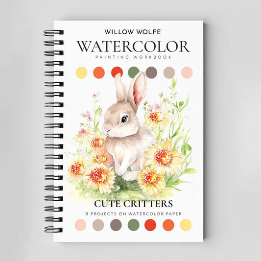 Cute Critters Watercolor Workbook