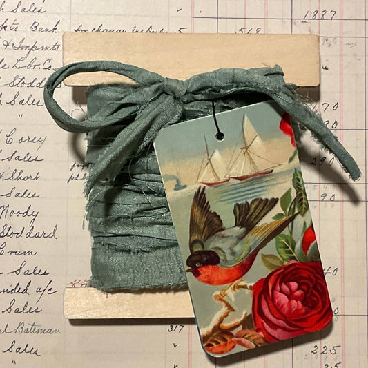 Eucalyptus Sea View 6-Tag & Ribbon Set